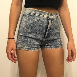 High-Waisted Jean Shorts